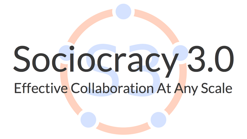 Sociocracy 3.0 official header logo
