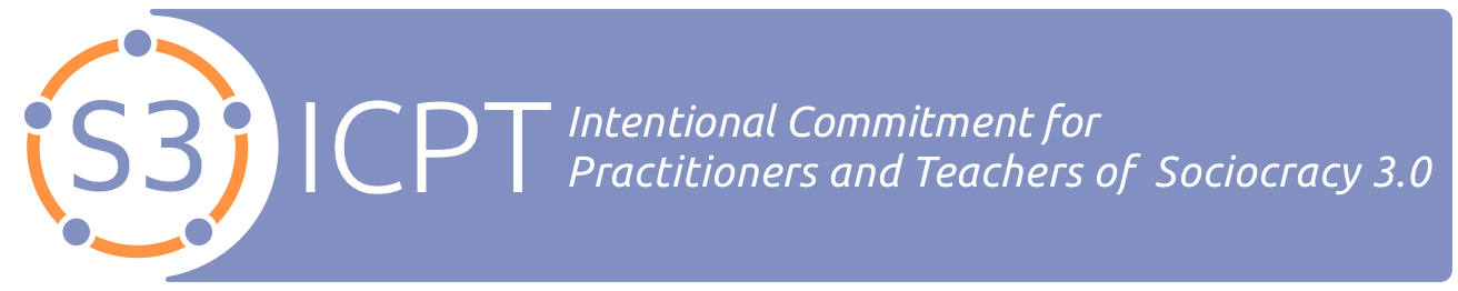 ICPT – Intentional Commitment for Practitioners and Teachers of Sociocracy 3.0: Bewusstes Engagement für Anwender:innen und Trainer:innen